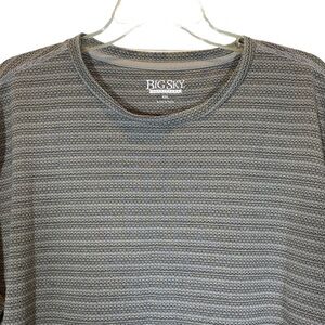 Big Sky Outfitters Men's size XXL short sleeve crew neck shirt gray green